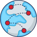 Global Postal Code Maps Icon